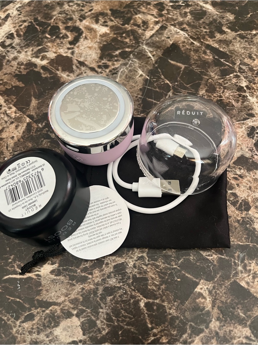 Re’duit Boost lavender calm skin care with Charger & USB Cable